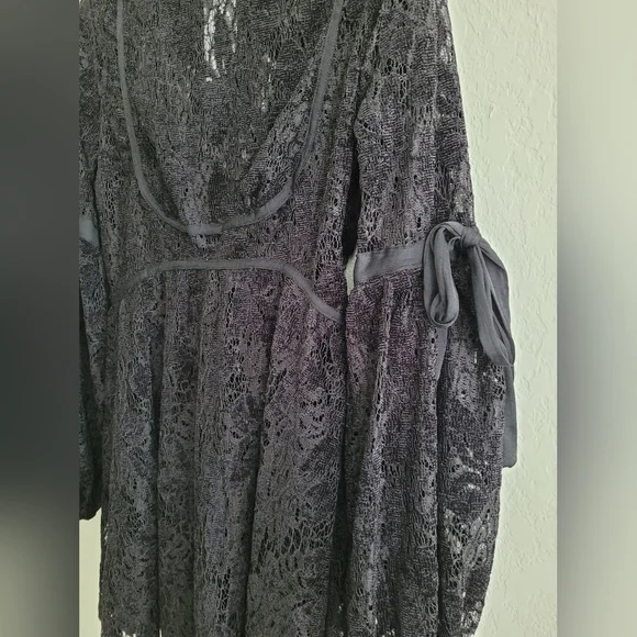 New with tags Free People Ruby black lace dress | size s - Picture 6 of 9